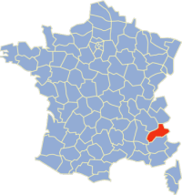 Carte Hautes-Alpes