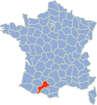 Carte Haute-Garonne