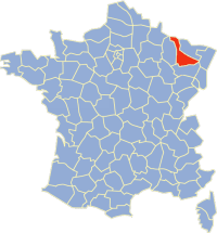 Carte Meurthe-et-Moselle