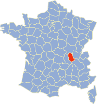 Carte Rhône