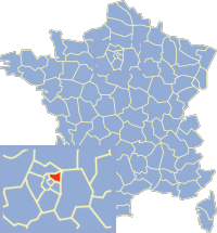 Carte Seine-Saint-Denis