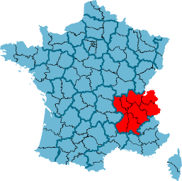 cartes Rhône-Alpes